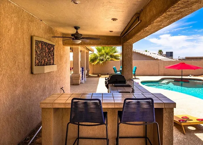 Dom wakacyjny Vacation Pool W Separate Casita & Game Room! Lake Havasu City
